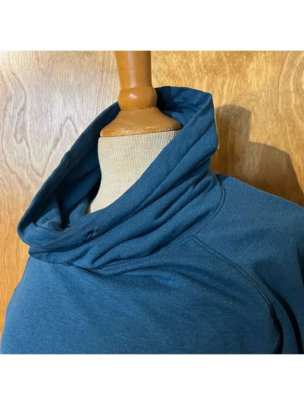 Women's Blue Cowl Neck Sweater 32 Degrees 32 Degree Heat brand small